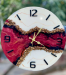 Epoxy resin clock